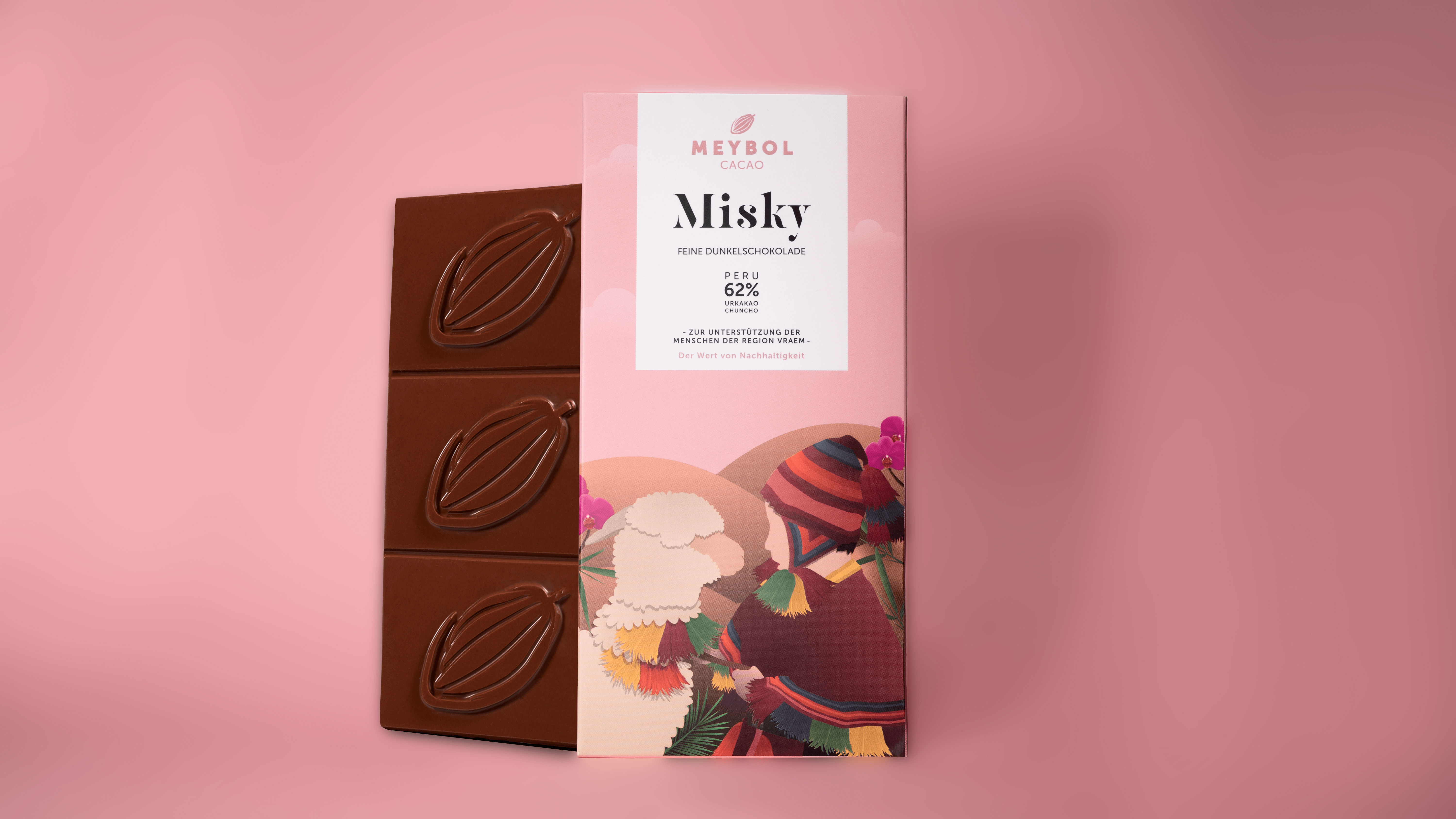 Misky Schokolade - Edelkakao Chuncho von seltenen Kakaopflanzen