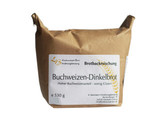 Brot-Backmischung Buchweizen-Dinkelbrot