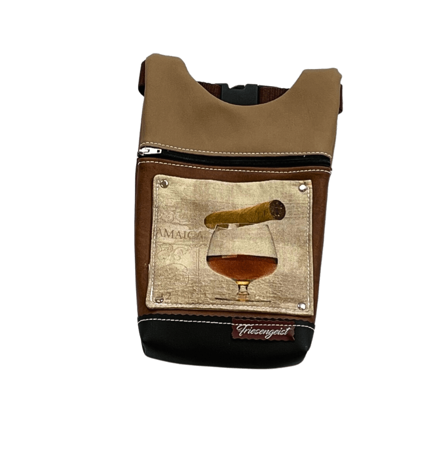 Gürteltasche, auch für Herren - Cognac -