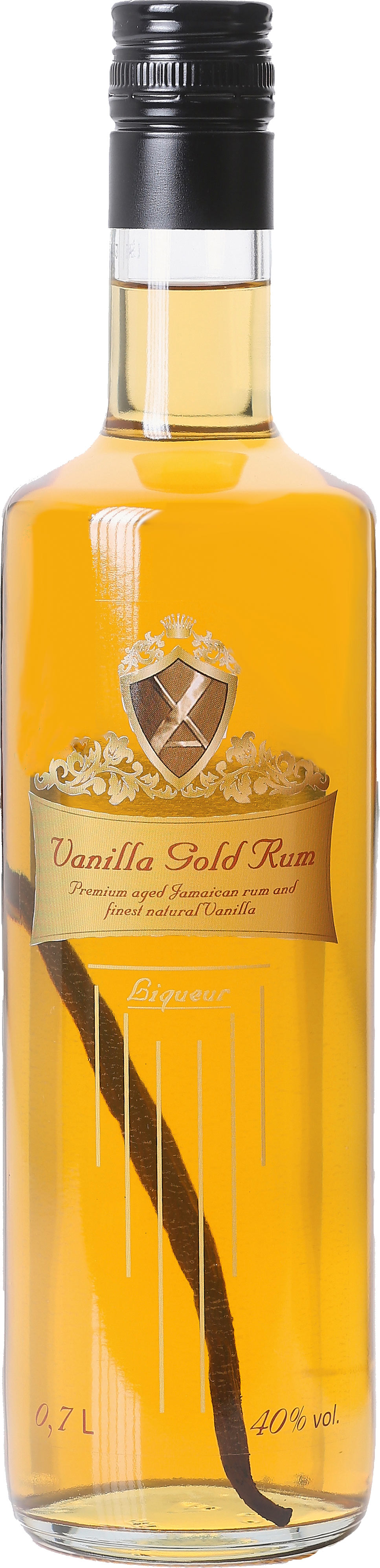 Vanilla Gold Rum Liqueur  mit Vanilleschote