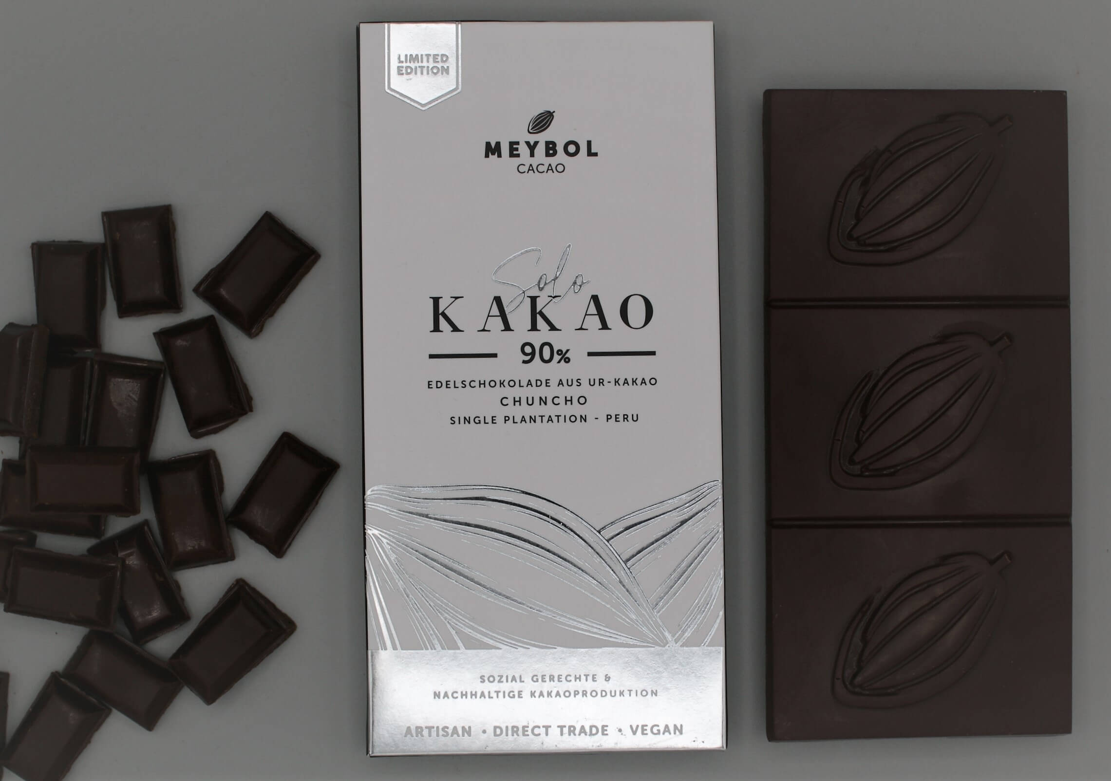 Solo Kakao 90% - Edelschokolade aus Ur-Kakao Chuncho