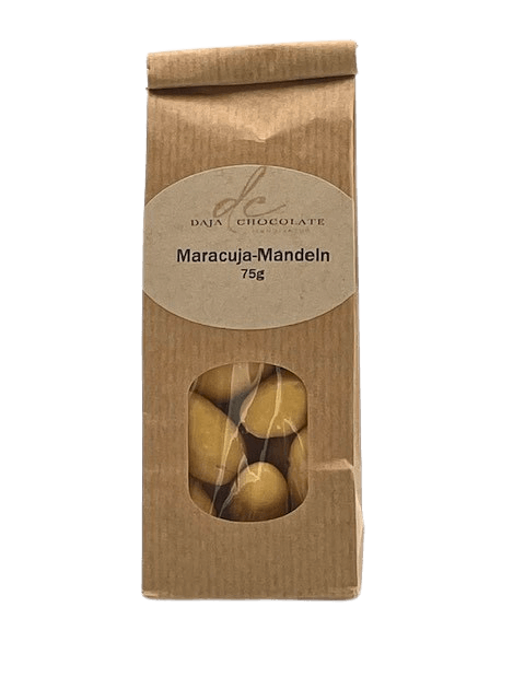 Maracuja-Mandeln geröstet und dragiert