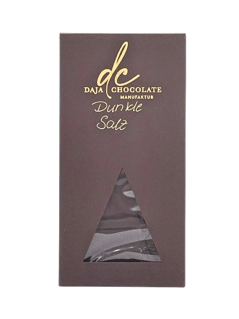 Dunkle Meersalz Schokolade Tafel