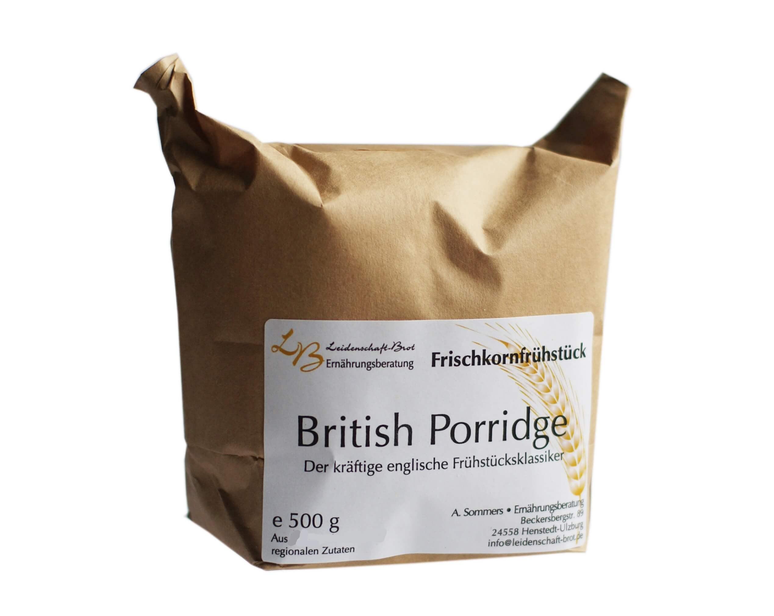 Frischkornfrühstück British Porridge