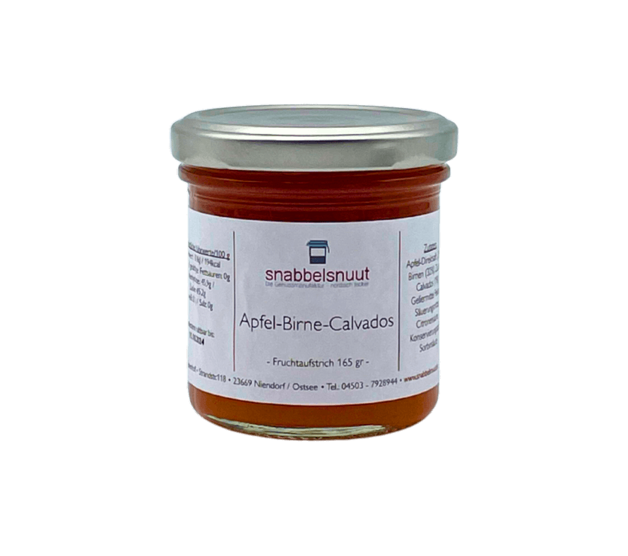 Apfel-Birne-Calvados Fruchtaufstrich