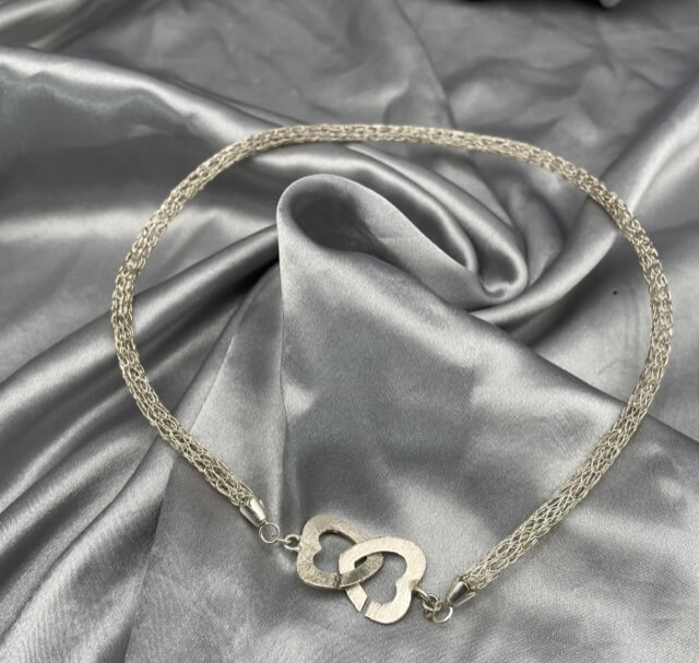 Collier Silver-Knitting